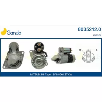 Démarreur SANDO 6035212.0