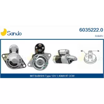 Démarreur SANDO 6035222.0
