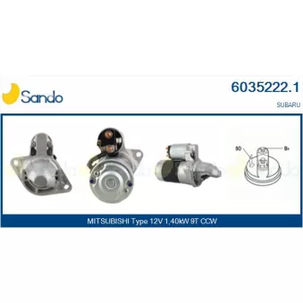 Démarreur SANDO 6035222.1