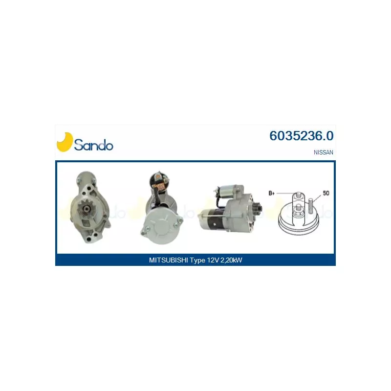 Démarreur SANDO 6035236.0