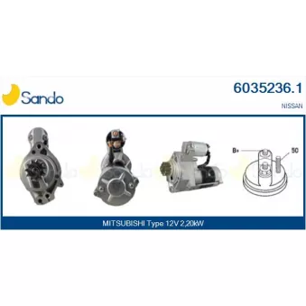 Démarreur SANDO 6035236.1