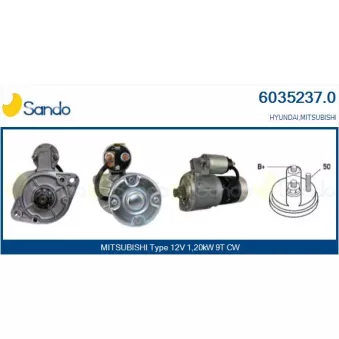 Démarreur SANDO 6035237.0