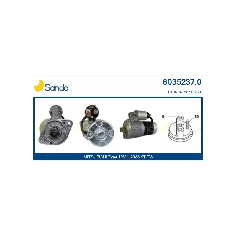 Démarreur SANDO 6035237.0