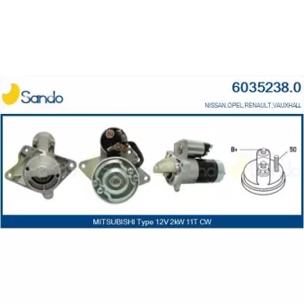 Démarreur SANDO 6035238.0