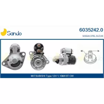 Démarreur SANDO 6035242.0