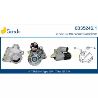 Démarreur SANDO 6035246.1