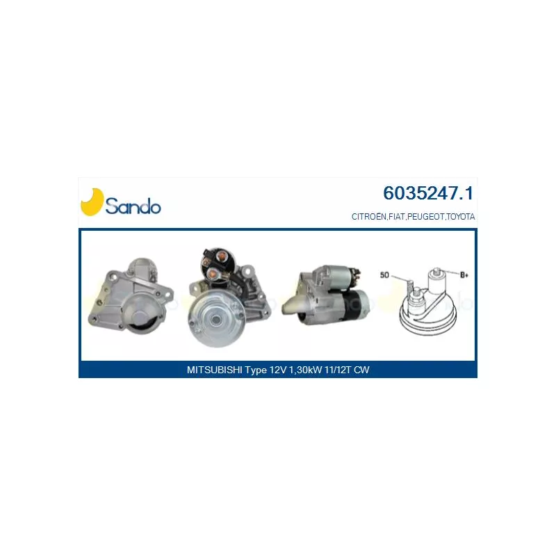 Démarreur SANDO 6035247.1