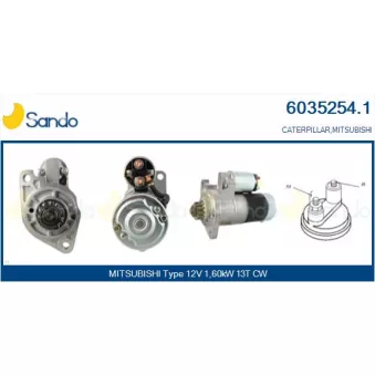 Démarreur SANDO 6035254.1