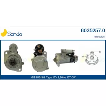 Démarreur SANDO 6035257.0