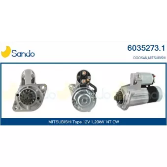 Démarreur SANDO 6035273.1