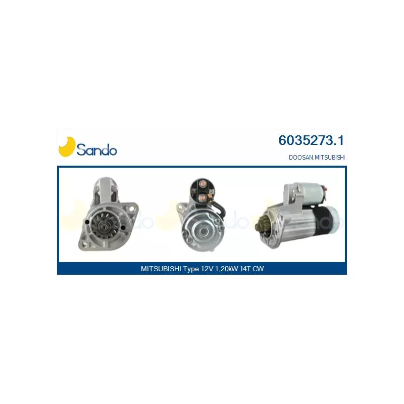 Démarreur SANDO 6035273.1