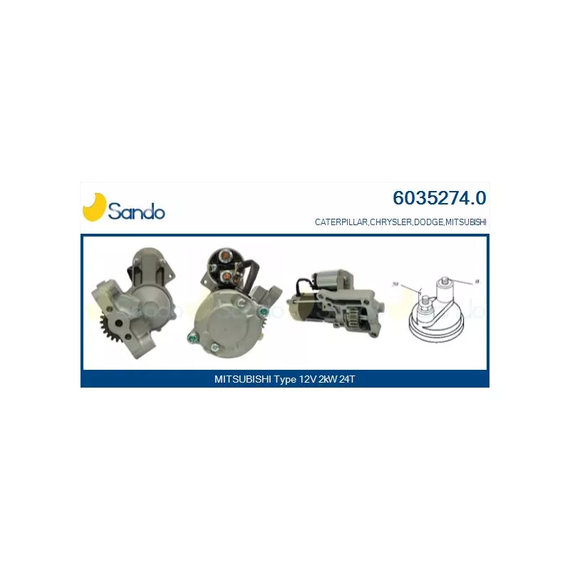 Démarreur SANDO 6035274.0