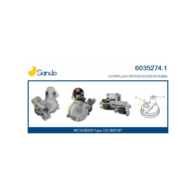 Démarreur SANDO 6035274.1