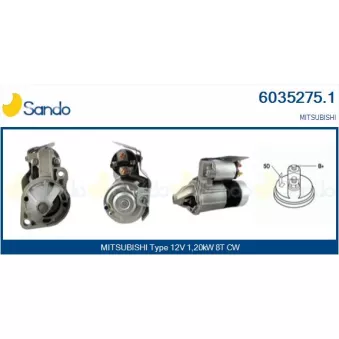 Démarreur SANDO 6035275.1
