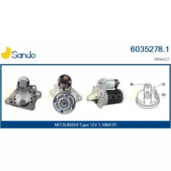 Démarreur SANDO 6035278.1