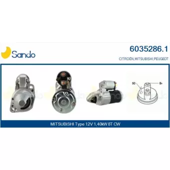 Démarreur SANDO 6035286.1
