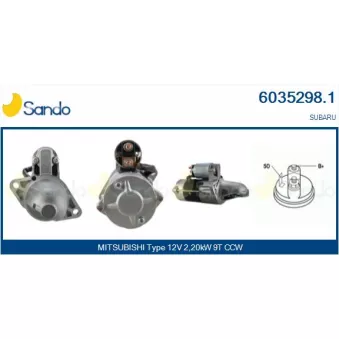 Démarreur SANDO 6035298.1