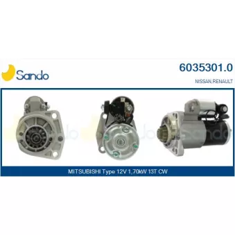 Démarreur SANDO 6035301.0