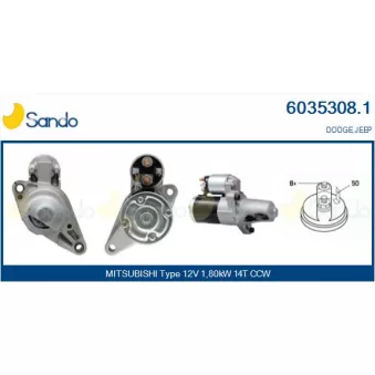 Démarreur SANDO 6035308.1