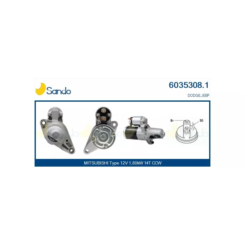 Démarreur SANDO 6035308.1