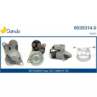 Démarreur SANDO 6035314.0