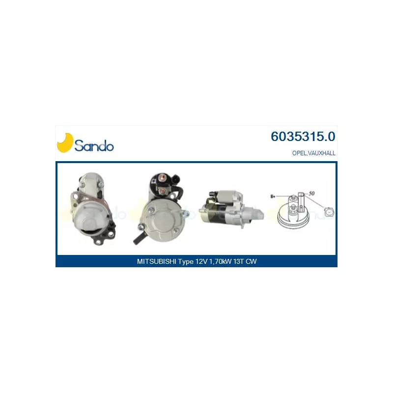 Démarreur SANDO 6035315.0