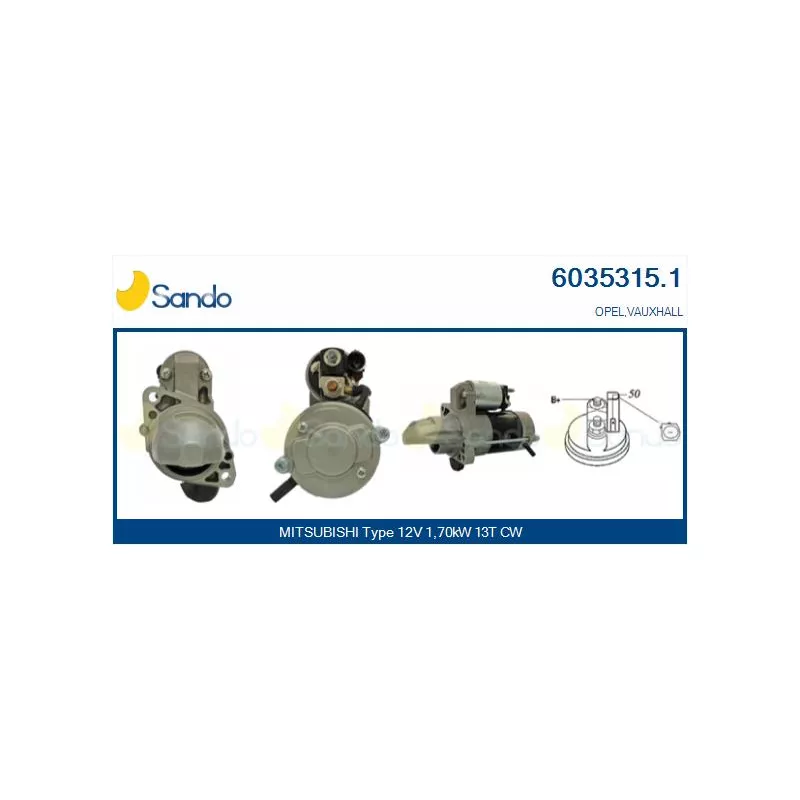 Démarreur SANDO 6035315.1