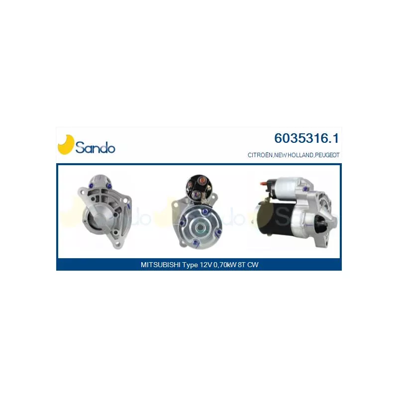 Démarreur SANDO 6035316.1