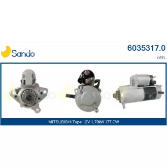 Démarreur SANDO 6035317.0