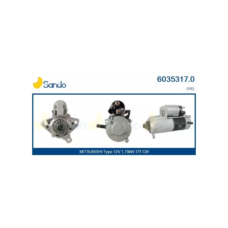 Démarreur SANDO 6035317.0