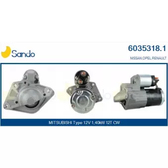 Démarreur SANDO 6035318.1