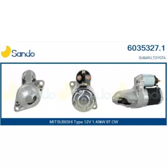 Démarreur SANDO 6035327.1