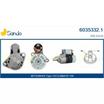 Démarreur SANDO 6035332.1