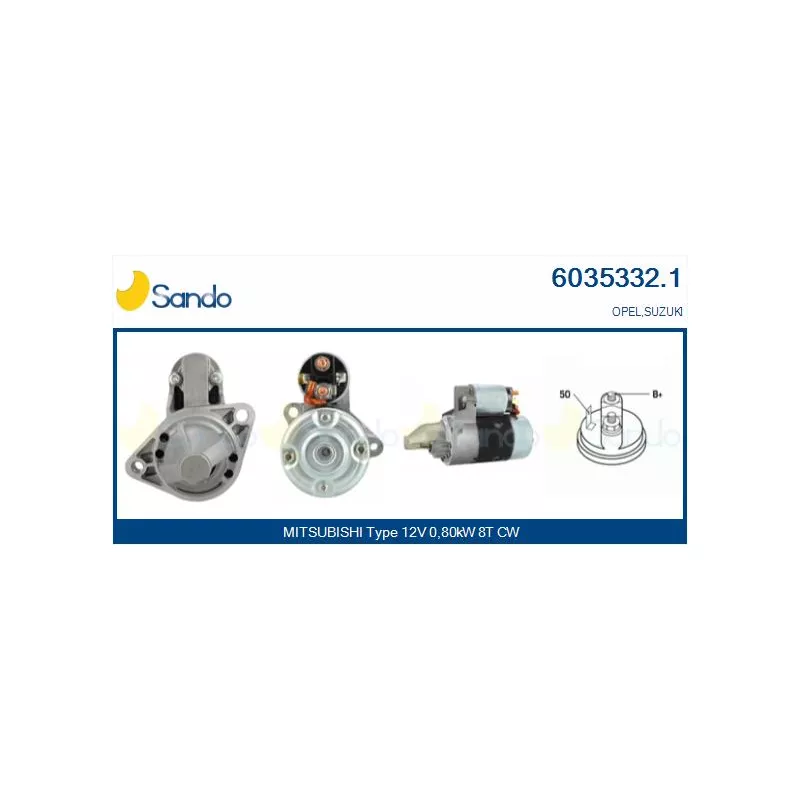 Démarreur SANDO 6035332.1