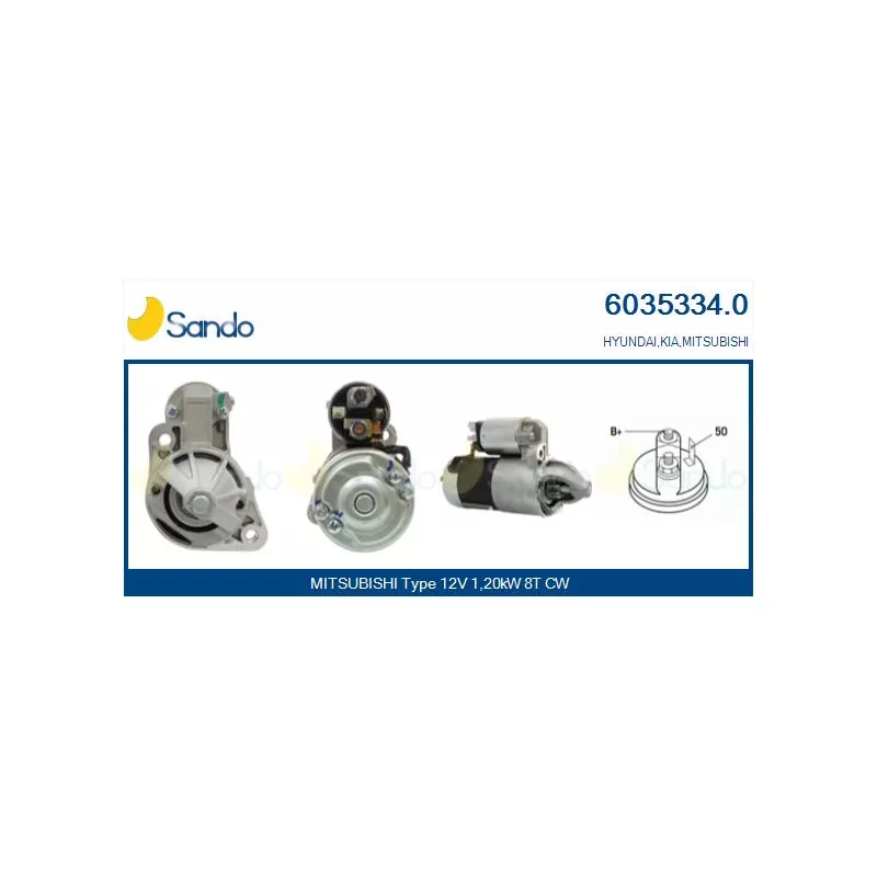 Démarreur SANDO 6035334.0