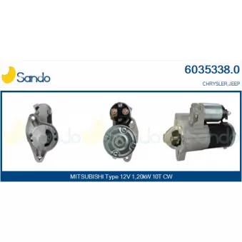 Démarreur SANDO 6035338.0