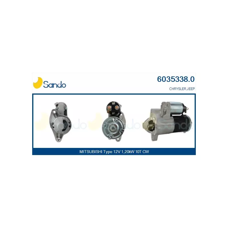 Démarreur SANDO 6035338.0