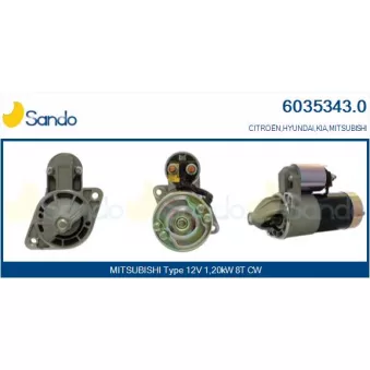 Démarreur SANDO 6035343.0