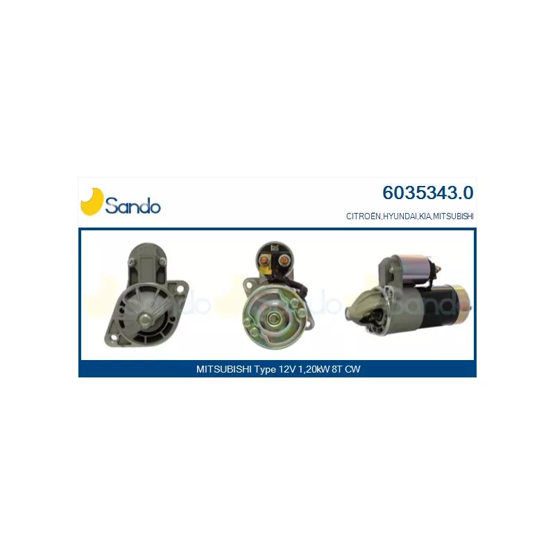 Démarreur SANDO 6035343.0