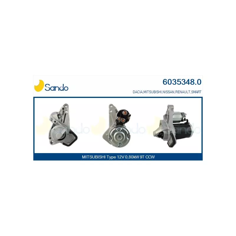 Démarreur SANDO 6035348.0
