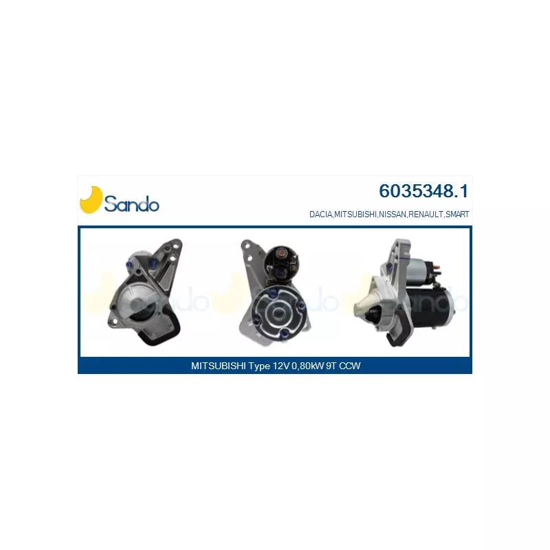 Démarreur SANDO 6035348.1