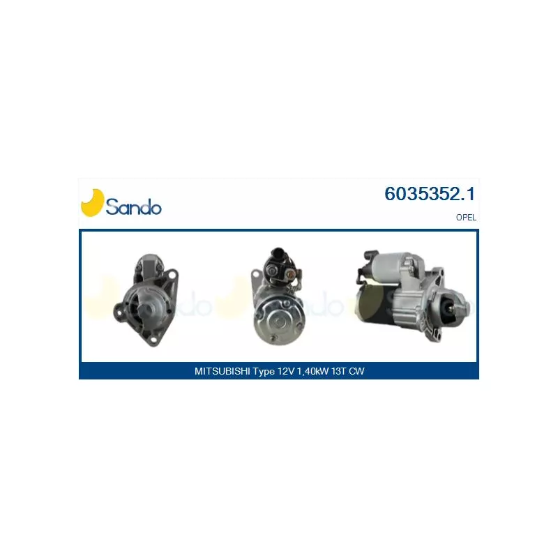 Démarreur SANDO 6035352.1