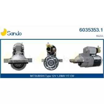 Démarreur SANDO 6035353.1
