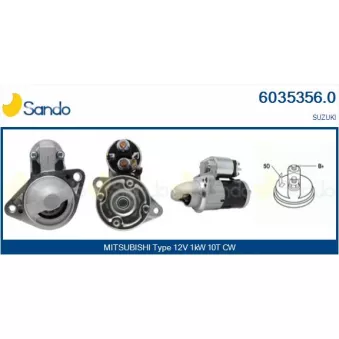 Démarreur SANDO 6035356.0