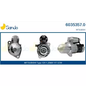 Démarreur SANDO 6035357.0