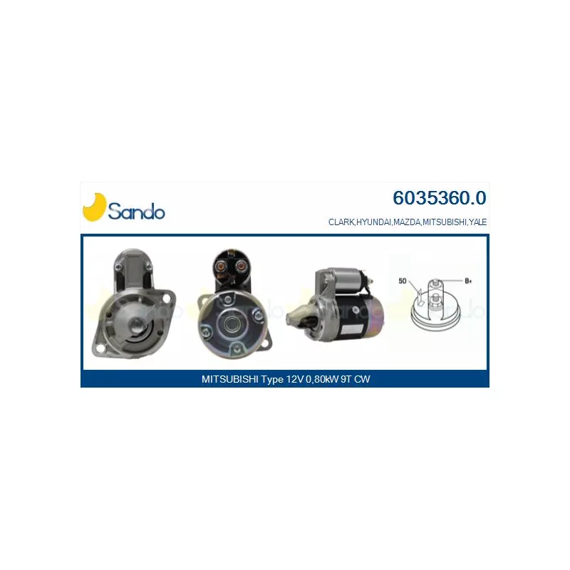 Démarreur SANDO 6035360.0