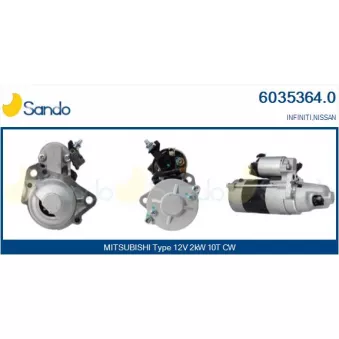 Démarreur SANDO 6035364.0
