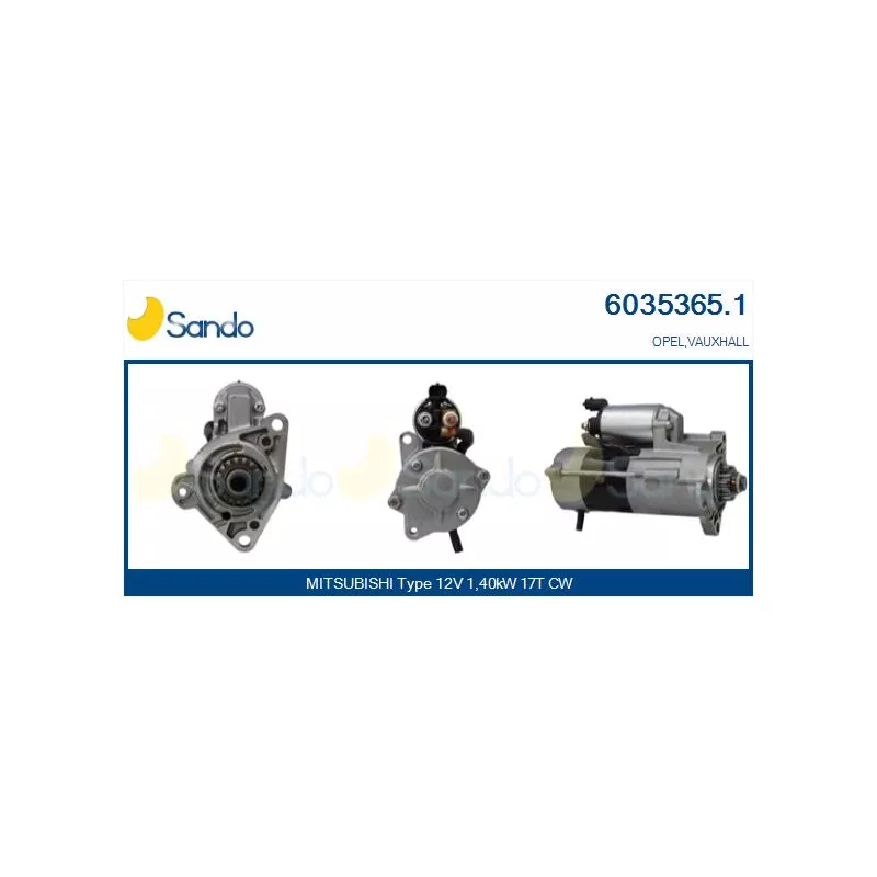 Démarreur SANDO 6035365.1