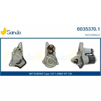 Démarreur SANDO 6035370.1