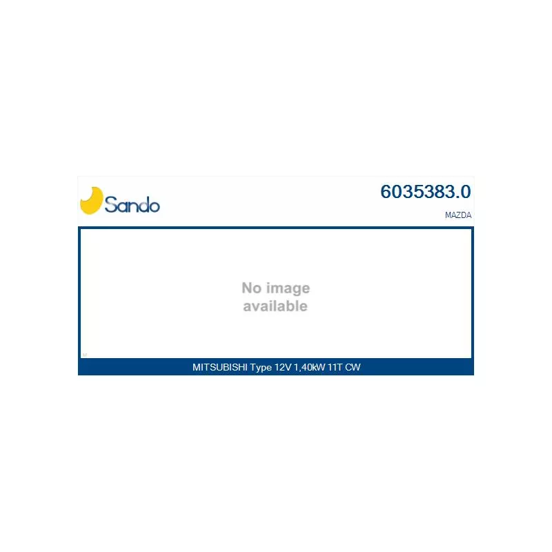 Démarreur SANDO 6035383.0